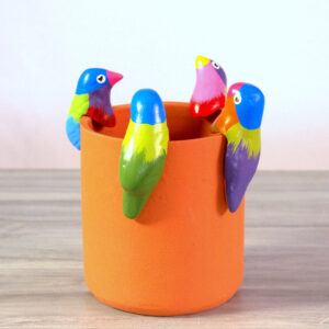 Clutch Birds (Mini) – Set of 4 <br /> <span class="happy-info"> – Happy Garden </span>